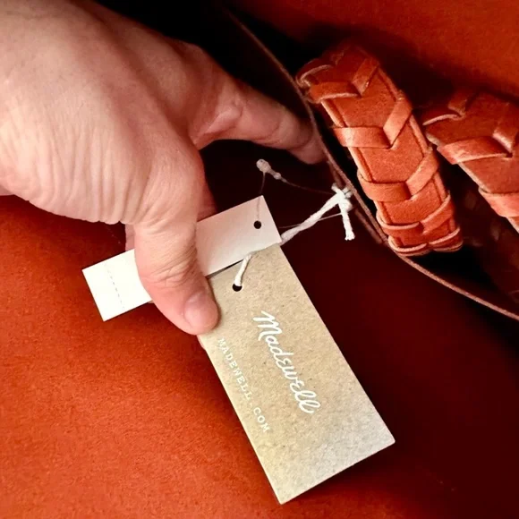 BNWT Madewell The Dylan Foldover Transport Tote - Picture 11 of 15